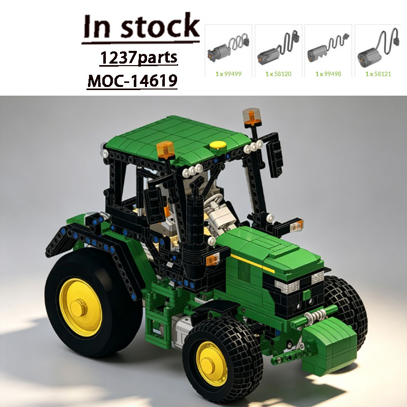 Urban Farming Model - MOC-14619 Urban Farming Tractor Building Block